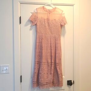 Women's Pink Midi Dress